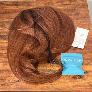 Shining Yourself Hair Wig Tumeric 10in With Wig Cap